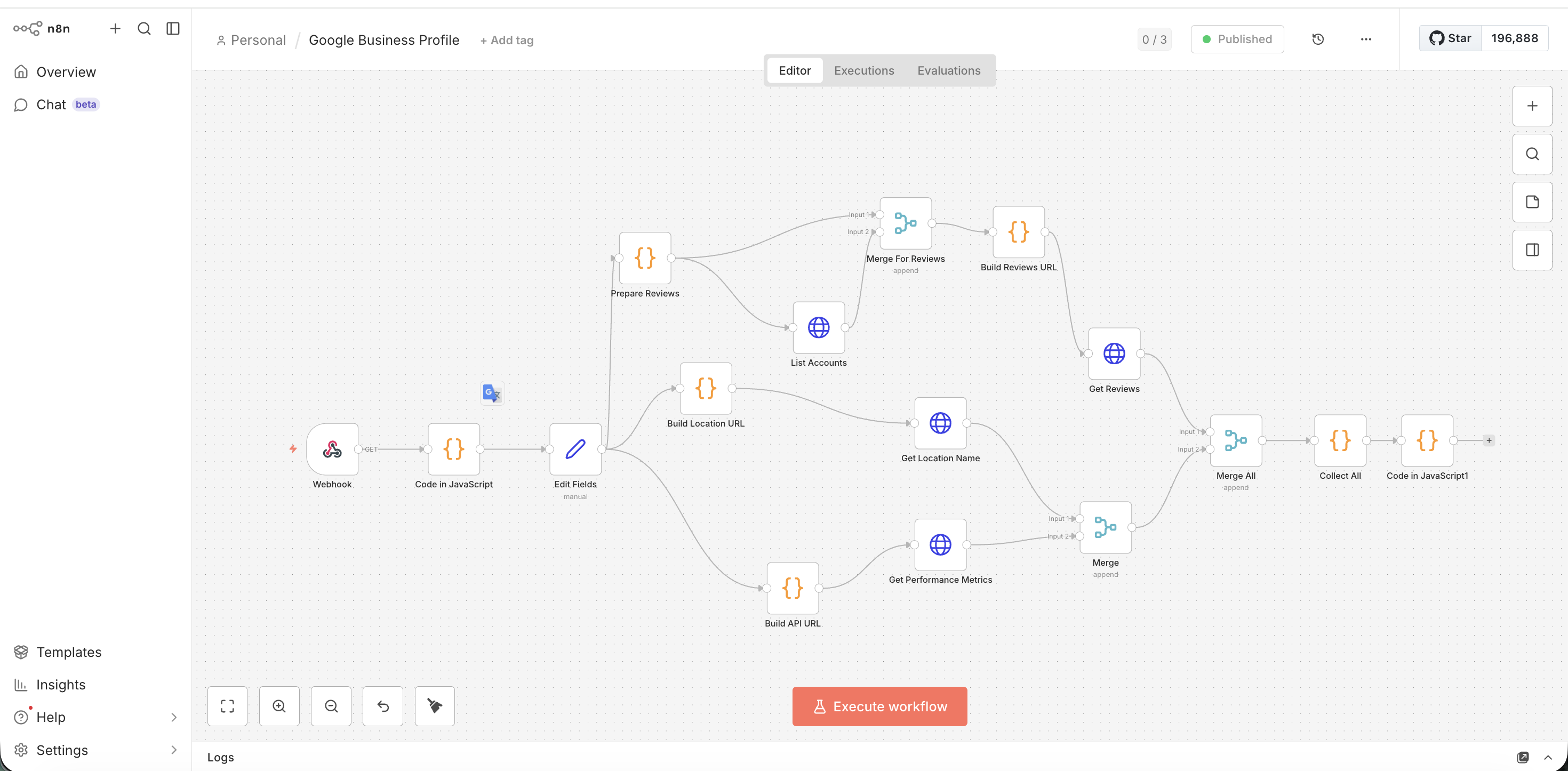 n8n — Google Business Profile
